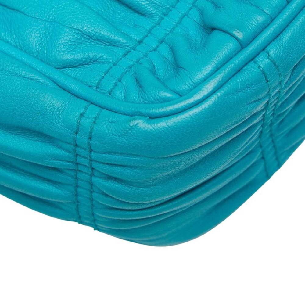 PRADA Blue Leather Shoulder Bag - Picture 7 of 11
